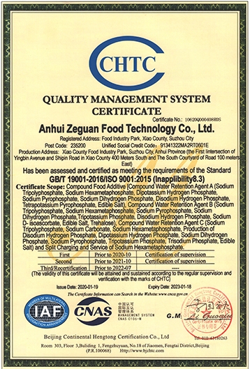 Food Safety management System Certification