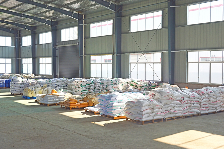 warehouse of raw materials